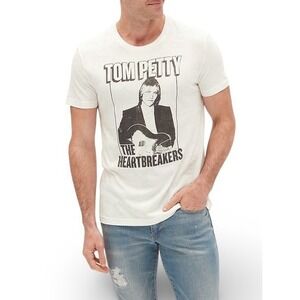 GAP Tom Petty Graphic Tee Size Medium Band Music 70s 80s Retro Pop Tour Rock